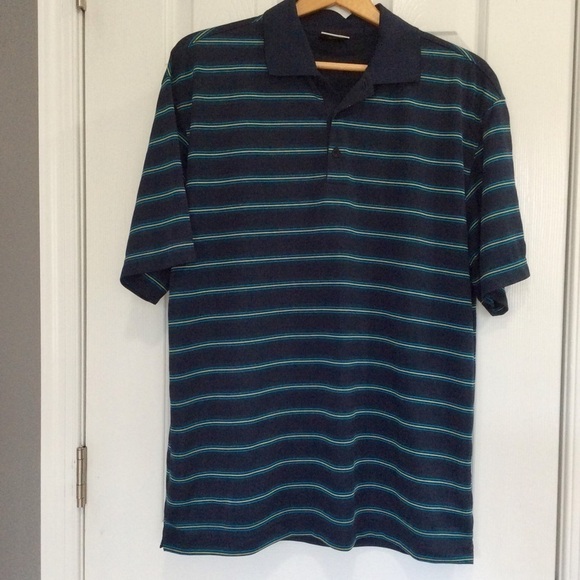 Nike Golf Striped Polo - Picture 1 of 4